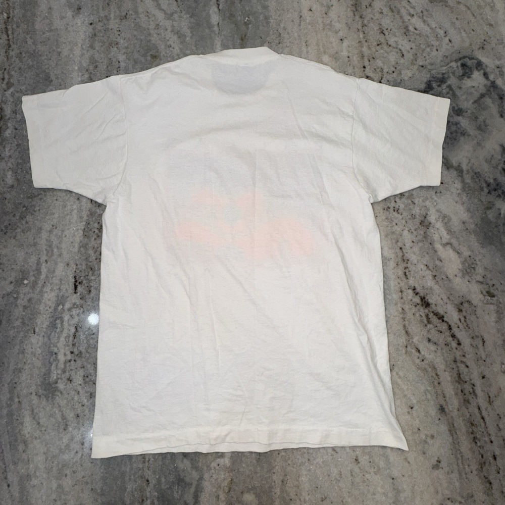 VTG '89 Single Stitch Dallas Texas T Shirt Graphic Print Coyote Glitter Sz Large - Picture 7 of 7
